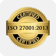 ISO 27001:2013 certified