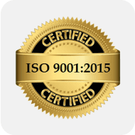 ISO 9001:2015 certified