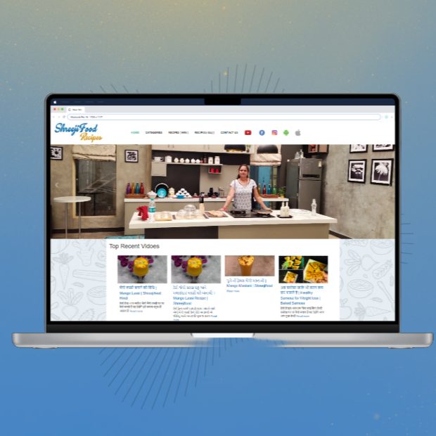 Shreeji Food Recipe mobile app by Bytespark Digital