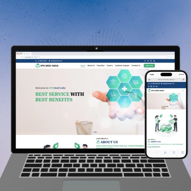 VPD Medi India healthcare platform by Bytespark Digital