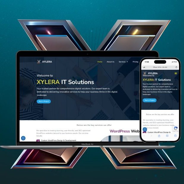 Xylera Tech website by Bytespark Digital
